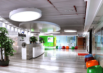 天河軟件園凡拓數(shù)碼信息科技辦公室裝修實景